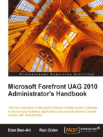 Microsoft Forefront UAG 2010 Administrator's Handbook: Integrating UAG into your organization‚Äôs network will always be a challenge, but this manual will make life easier. It‚Äôs the only book solely dedicated to UAG and covers everything with a simple, user-friendly approach.