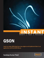 Instant GSON: Learn to create JSON data from Java objects and implement them in an application with the GSON library