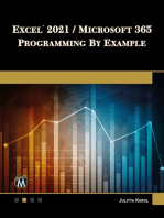 Excel 2021 / Microsoft 365 Programming By Example: A Comprehensive Guide to Mastering Excel VBA