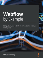 Webflow by Example.: Design, build, and publish modern websites without writing code