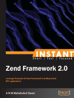 Zend Framework 2.0: Designed for developers who want to learn Zend Framework fast, using a hands-on practical approach rather than dry theory. By the end of this book you'll have learned how to build a complete data-driven web application.