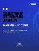 ACFE Association of Certified Fraud Examiners Exam Prep And Dumps ACFE CFE Exam Guidebook And Updated Questions