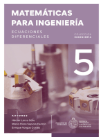 Matemáticas para ingeniería 5: Ecuaciones diferenciales