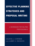 Effective Planning Strategies and Proposal Writing: A Workbook for Helping Professionals