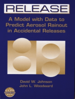 RELEASE: A Model with Data to Predict Aerosol Rainout in Accidental Releases