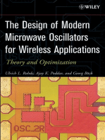 The Design of Modern Microwave Oscillators for Wireless Applications: Theory and Optimization