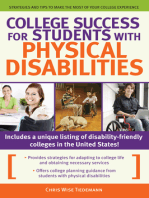 College Success for Students with Physical Disabilities