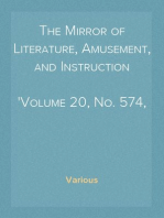 The Mirror of Literature, Amusement, and Instruction
Volume 20, No. 574, November 3, 1832 Title