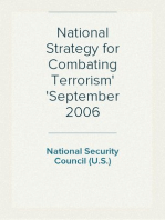 National Strategy for Combating Terrorism
September 2006