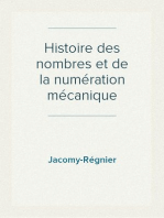 Histoire des nombres et de la numération mécanique