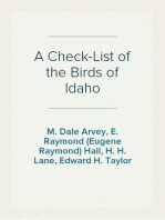 A Check-List of the Birds of Idaho