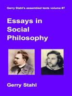 Essays in Social Philosophy: Gerry Stahl's eLibrary, #7