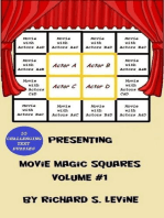 Movie Magic Squares: Volume 1