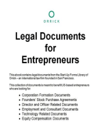 Legal Documents for Entrepreneurs