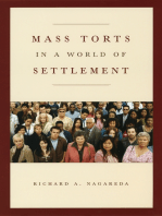 Mass Torts in a World of Settlement