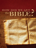 How Did We Get the Bible?