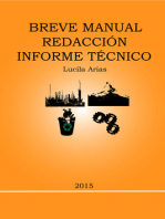 Breve Manual Redacción Informe Técnico