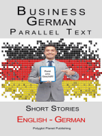 Business German - Parallel Text - Short Stories (English - German)