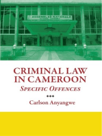 Criminal Law in Cameroon: Specific Offences