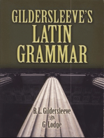 Gildersleeve's Latin Grammar