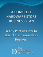 A Complete Hardware Store Business Plan: A Key Part Of How To Start A Hardware Store Business