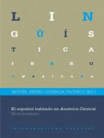 El español hablado en América Central: Nivel fonético