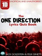 1D - The One Direction Lyrics Quiz Book