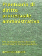 Prontuario di diritto processuale amministrativo