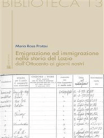 Emigrazione ed immigrazione nella storia del Lazio dall’Ottocento ai giorni nostri