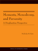 Moments, Monodromy, and Perversity: A Diophantine Perspective. (AM-159)