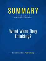 What Were They Thinking? (Review and Analysis of McMath and Forbes' Book)