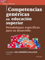 Competencias genéricas en educación superior: Metodologías específicas para su desarrollo