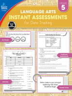 Instant Assessments for Data Tracking, Grade 5: Language Arts