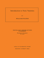 Introduction to Toric Varieties. (AM-131), Volume 131