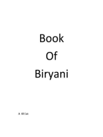 Book Of Biryani