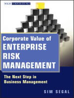 Corporate Value of Enterprise Risk Management: The Next Step in Business Management