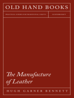 The Manufacture of Leather