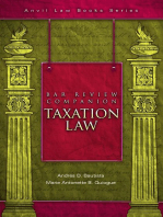 Bar Review Companion: Taxation: Anvil Law Books Series, #4