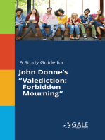 A Study Guide for John Donne's "Valediction: Forbidden Mourning"