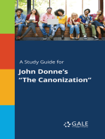 A Study Guide for John Donne's "The Canonization"