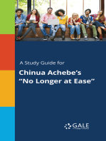 A Study Guide for Chinua Achebe's "No Longer at Ease"