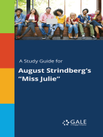 A Study Guide for August Strindberg's "Miss Julie"