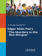 A Study Guide for Edgar Allan Poe's "The Murders in the Rue Morgue"