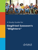 A Study Guide for Siegfried Sassoon's "Blighters"