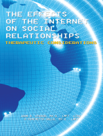 The Effects of the Internet on Social Relationships: Therapeutic Considerations