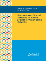 Gale Researcher Guide for: Literary and Social Context in Emily Brontë's Wuthering Heights