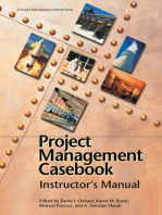 Project Management Casebook: Instructor's Manual