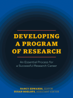 Developing a Program of Research: An Essential Process for a Successful Research Career