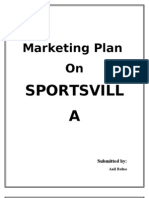 Marketing Plan On: Sportsvill A