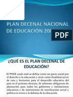 Plan Decenal de Educación 2006-2016